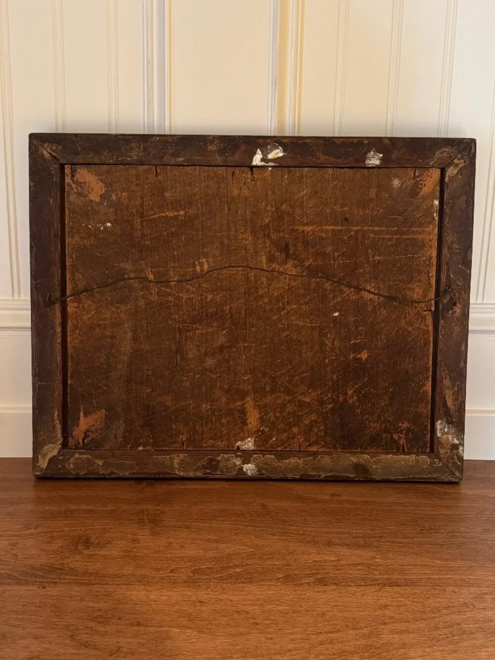Antique Victorian Oak Wood Picture Frame Fits 11x14 Artwork